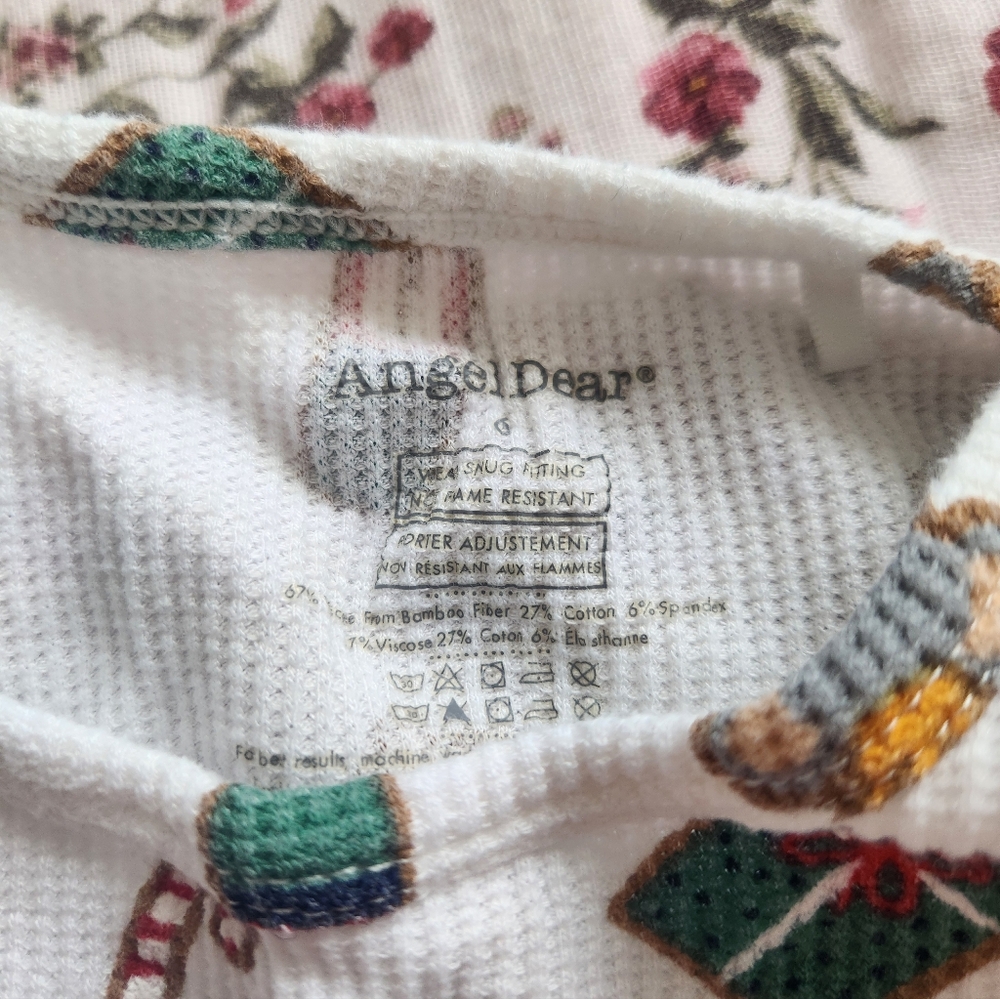 Angel Dear Christmas Pjs Size 6